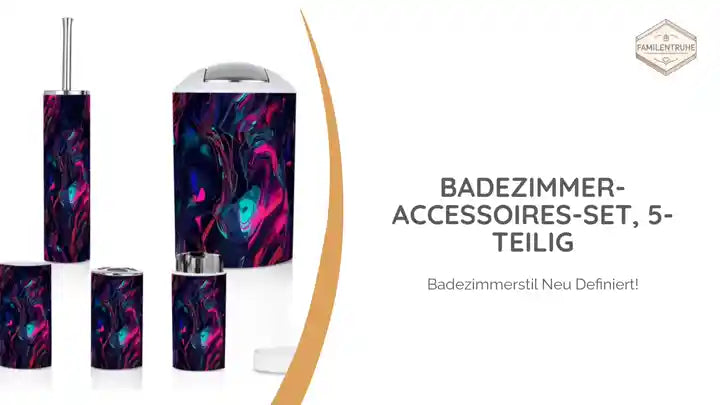 Badezimmer-Accessoires-Set, 5-teilig by@Outfy