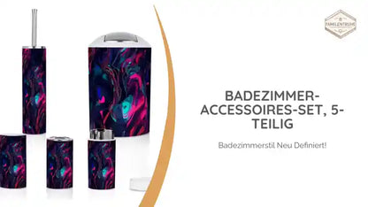 Badezimmer-Accessoires-Set, 5-teilig by@Outfy