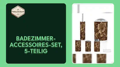 Badezimmer-Accessoires-Set, 5-teilig by@Outfy