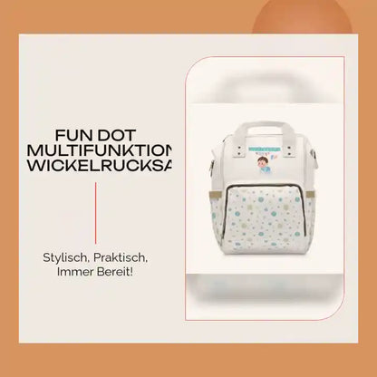 Fun Dot Multifunktionaler Wickelrucksack by@Outfy