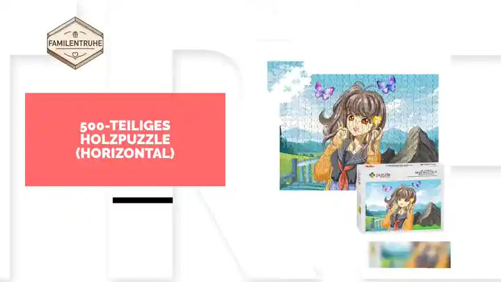 500-teiliges Holzpuzzle (horizontal) by@Outfy