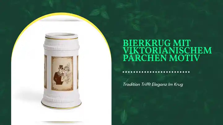Bierkrug mit viktorianischem P&auml;rchen Motiv by@Outfy