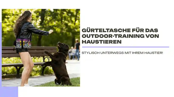 G&uuml;rteltasche f&uuml;r das Outdoor-Training von Haustieren by@Outfy