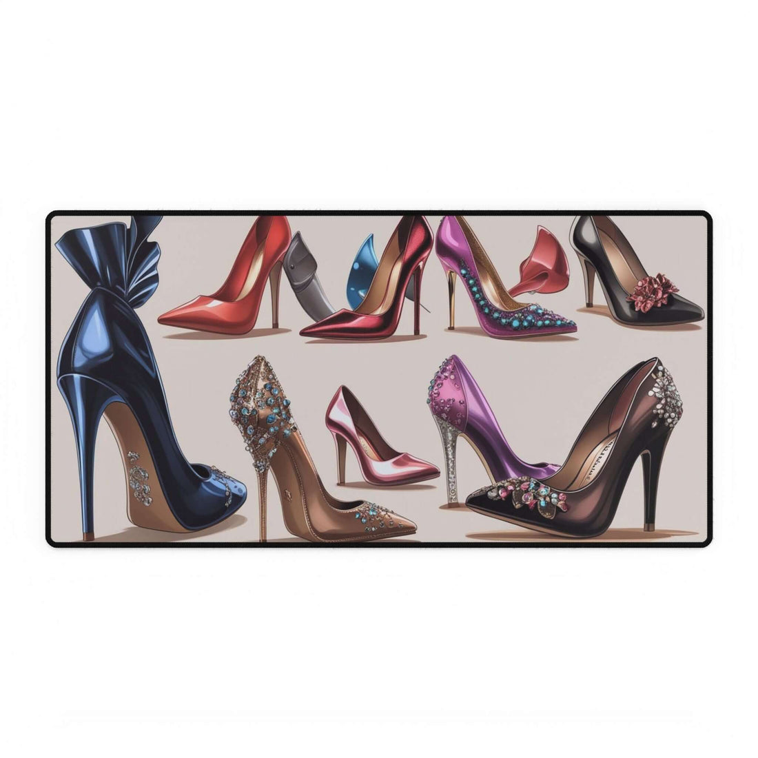 Schicke High Heel Schreibtischmatte Elegantes Bürodekor - Design-Familientruhe