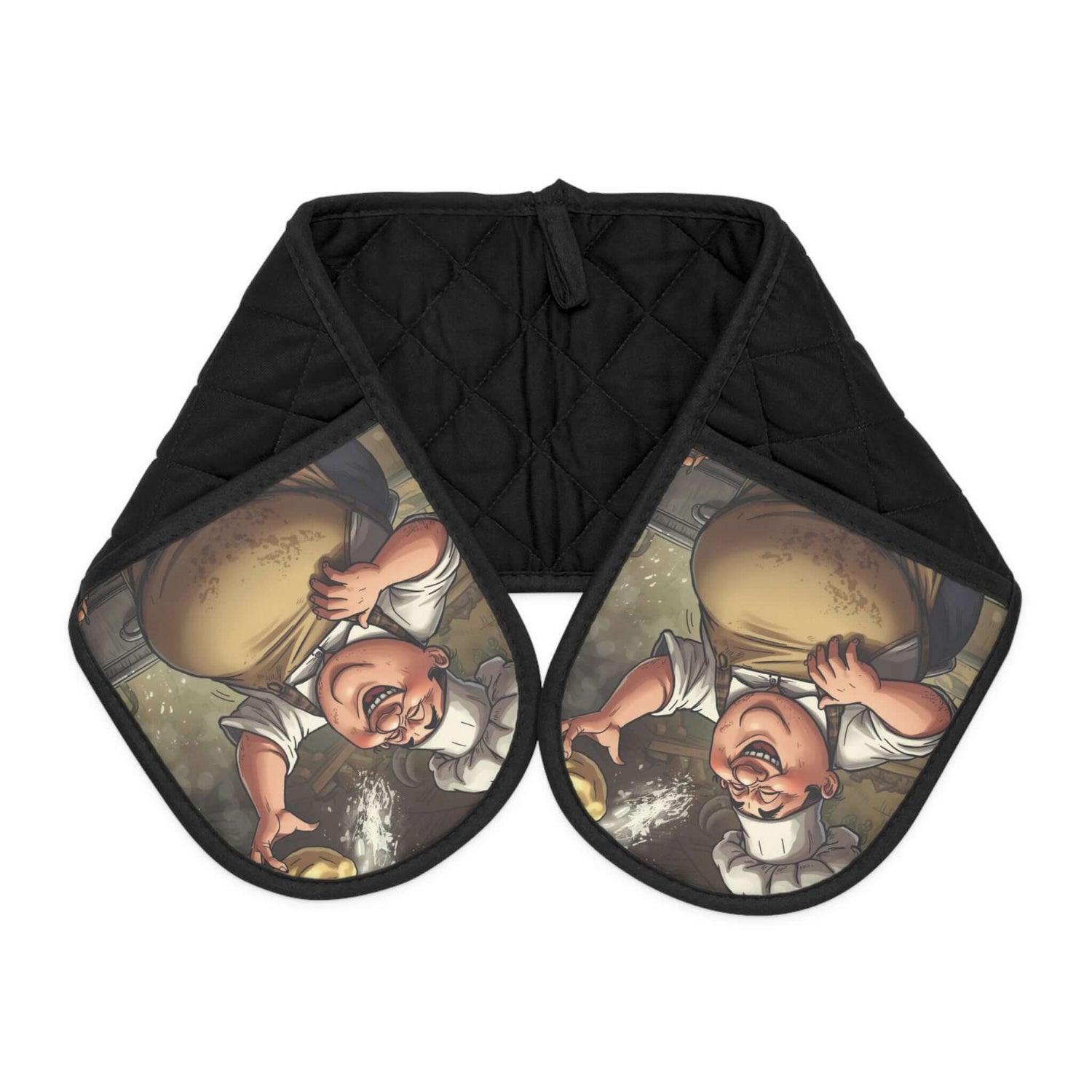 Skurrile Küchen-Ofenhandschuhe mit lustigem Design - Design-Familientruhe