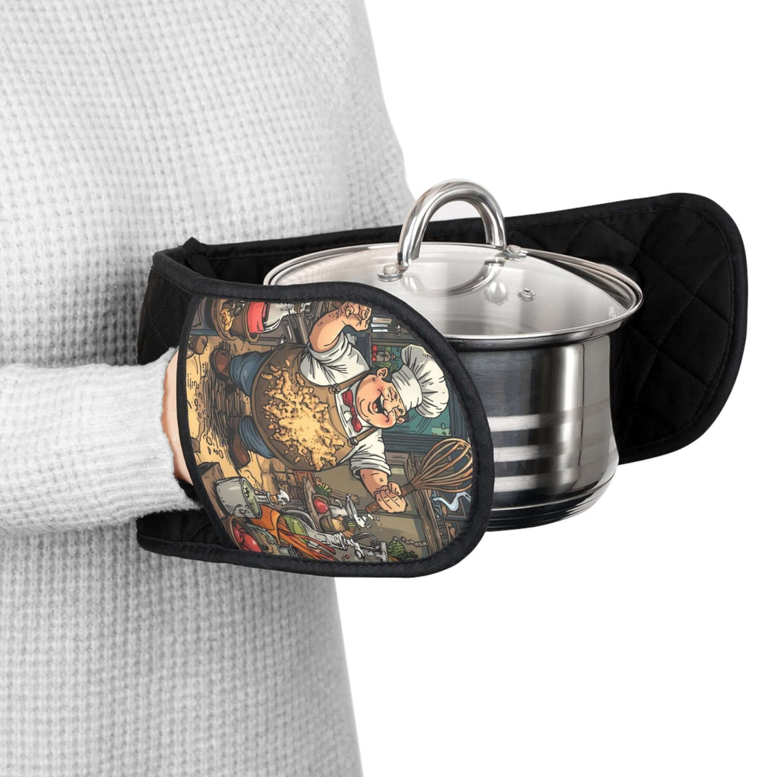 Stilvolle Ofenhandschuhe mit einzigartigem Design - Design-Familientruhe