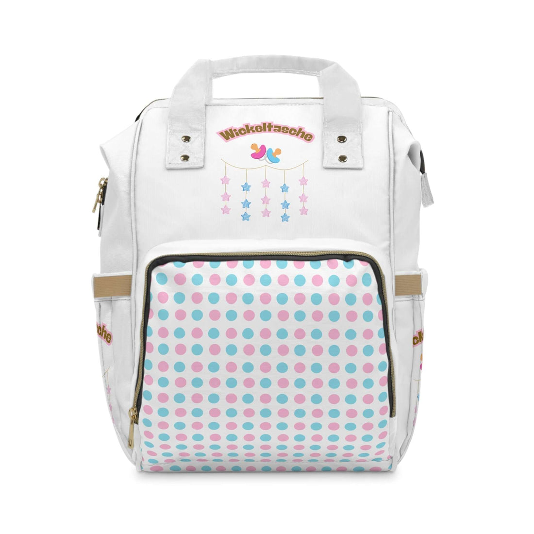 Stylischer multifunktionaler Wickelrucksack – Schicke Baby-Essentials für Eltern - Design-Familientruhe