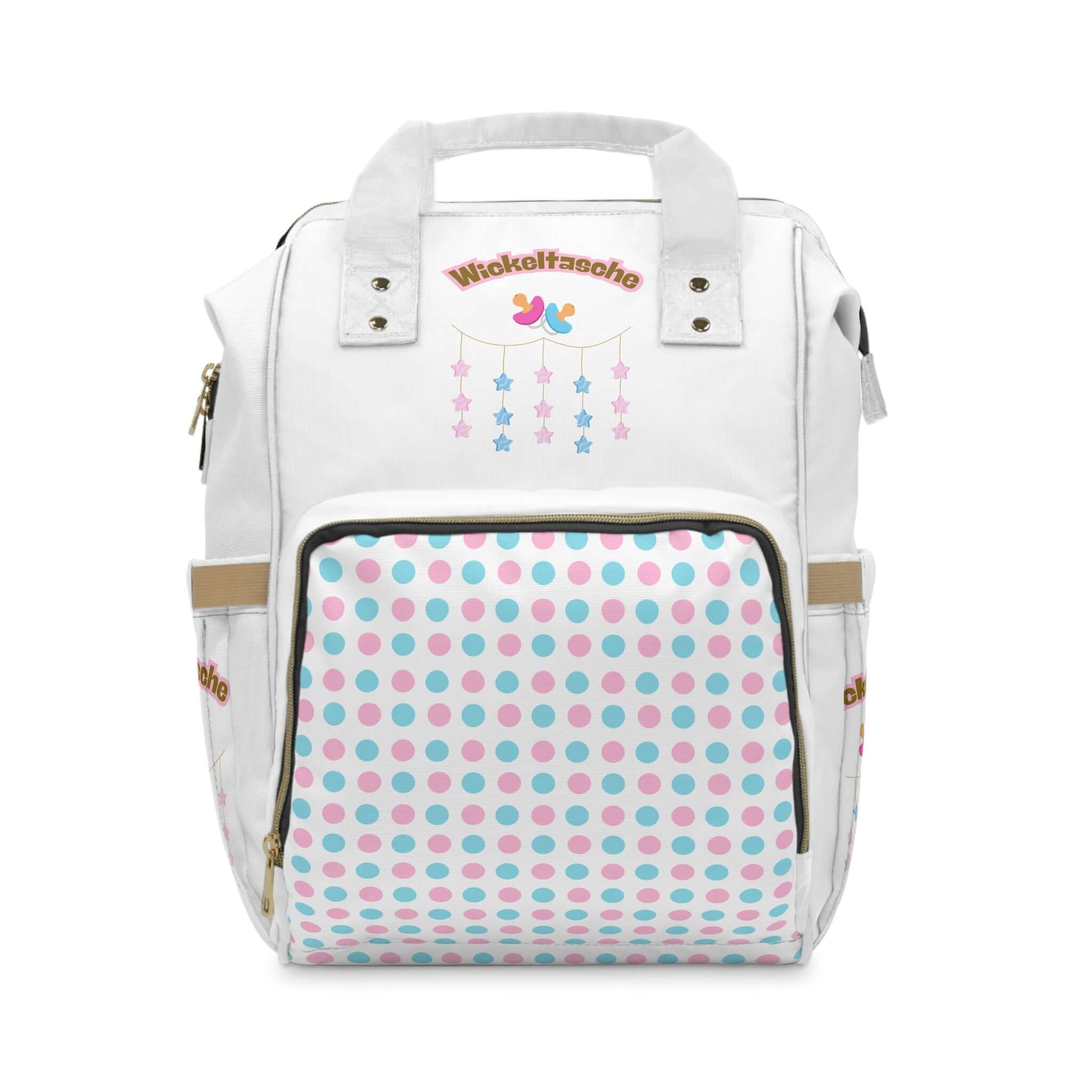Stylischer multifunktionaler Wickelrucksack – Schicke Baby-Essentials für Eltern - Design-Familientruhe