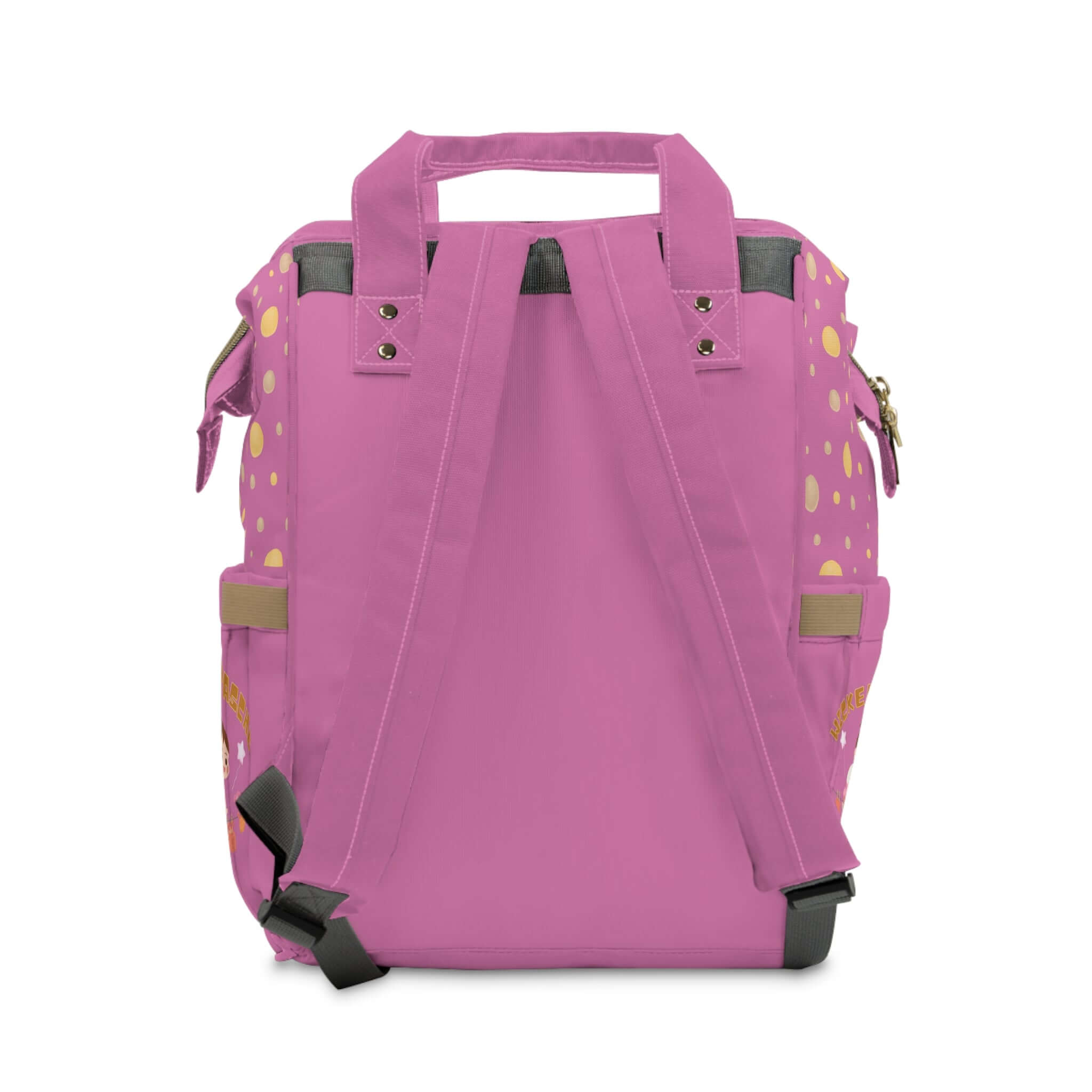 Süßer rosa multifunktionaler Wickelrucksack | Stilvolle und praktische Babytasche - Design-Familientruhe