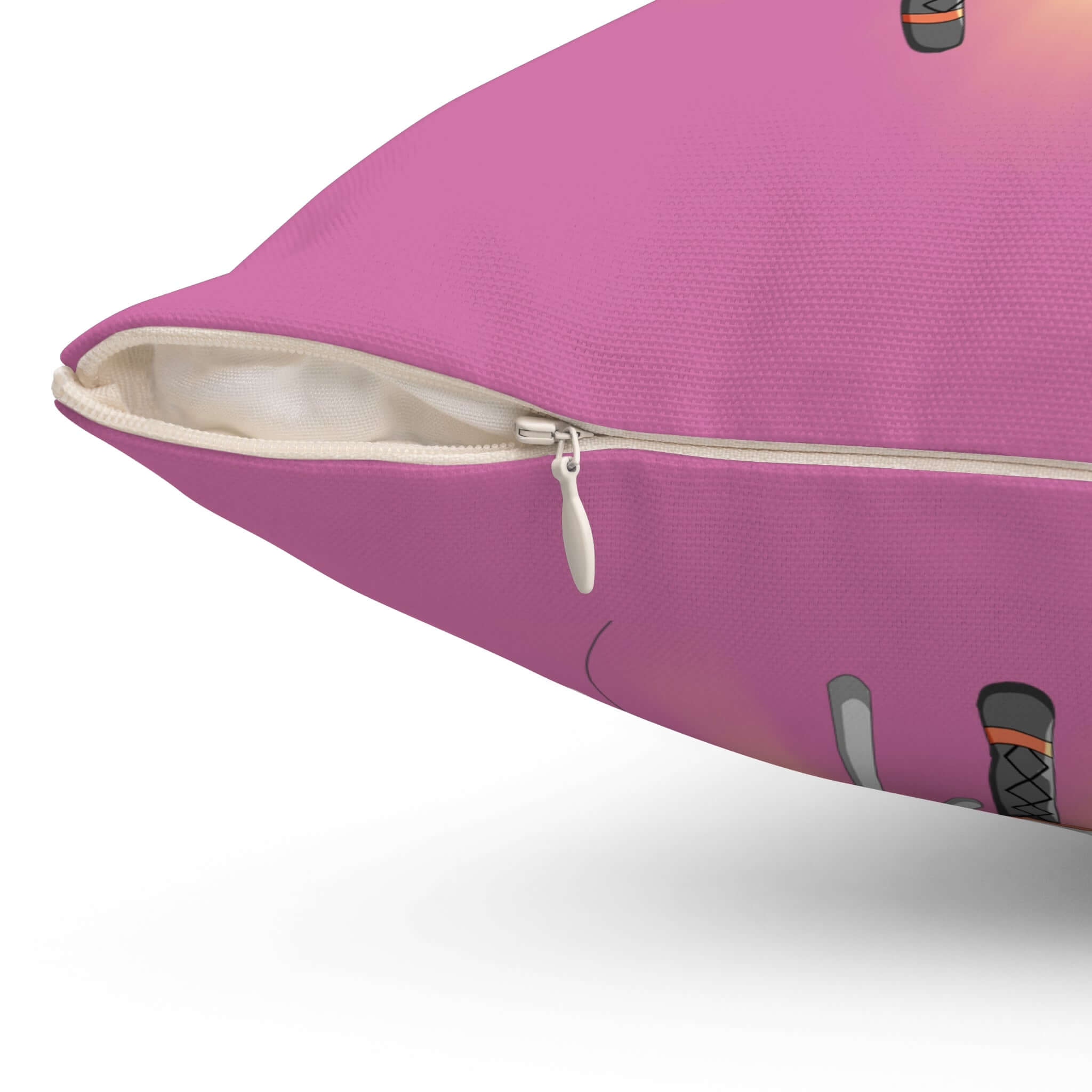 Süßes Anime Sängerkissen, Dekokissen mit lebendigem Druck und Reißverschluss, ideal für Musikliebhaber und Anime-Fans.